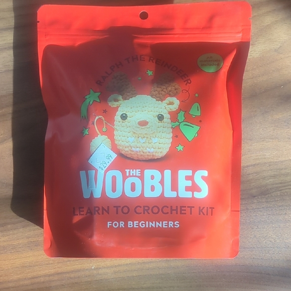 New The Woobles Crochet Kit - Ralph The Reindeer - Picture 3 of 5